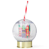 Vintage Village Snow Globe Novelty Sipper