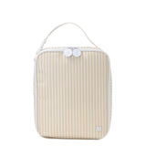TRVL Lunch Box Insulated Lunch Bag: PimLico Strip Sand
