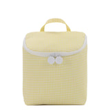 TRVL Take Away Insulated Lunch Back: Gingham Buttercup