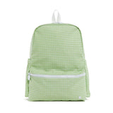 TRVL Mini Backpack Green Leaf Gingham