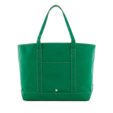 Maxi Tote: Coated Canvas Kelly Green