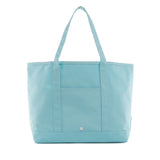 Maxi Tote: Coated Canvas Lake Blue