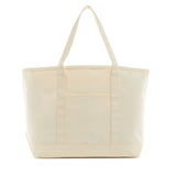 Maxi Tote: Coated Canvas Natural