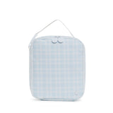 TRVL Lunch Box Insulated Lunch Bag: PimLico Plaid Blue