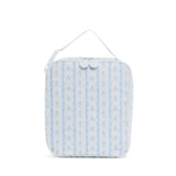 TRVL Lunch Box Insulated Lunch Bag: Ribbon Floral Blue