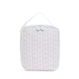 TRVL Lunch Box Insulated Lunch Bag: Ribbon Floral Pink