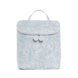 TRVL Take Away Insulated Lunch Back: Bunny Toile Blue