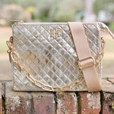 Caroline Hill Ariana Crossbody in Champagne Pop