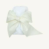 Beaufort Bonnet Bow Swaddle-Pearl