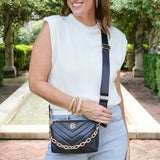 Caroline Hill Jace Crossbody in Black