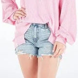 SS:  High-low Top in Blush