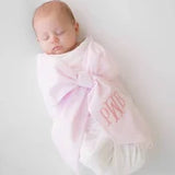 Beaufort Bonnet Bow Swaddle - Pink