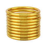 BudhaGirl Gold All Weather Bangles (Set of 9, Ship Only)