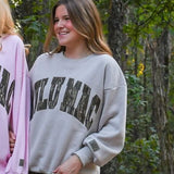 LULU MAC x MOSSY OAK Grey Camo Crew