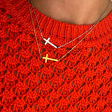 MEDIUM CROSS NECKLACE