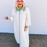 Entro Masters Stripe Sand Dress (+)