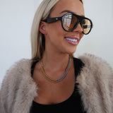 TWO TONED CHAIN NECKLACE
