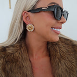 LOVE EACH OTHER MORE COIN EARRINGS ￼