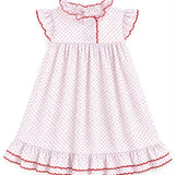 Christmas Swiss Dot Gown
