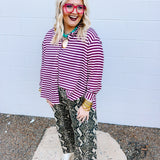 A Little Bite Snake Print Barrel Jeans