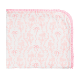 Mud Pie Toile Bow Arrival Blanket