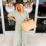 Oddi Olive Pant Set