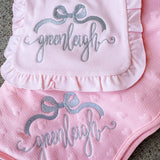 Burp Cloth Pink