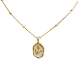 Lauren Kenzie Golden Tulip Necklace
