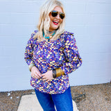 Purple Fruits Top