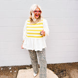 Oddi Chartreuse Blouse