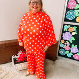 Stylive Dottie Pant (Red/Pink)