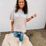 Oddi Hacci Knit Crew Neck Tee