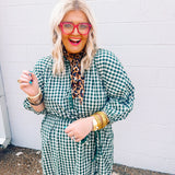 Plaid Pickens Mini Dress