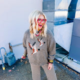 Bailey Rose Mocha Flying Duck Sweater