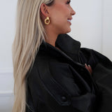 GOLD HARPER EARRINGS