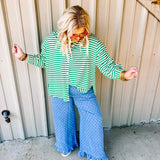 Polkadot Denim Pants