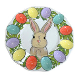 GH: Egg Wreath Bunny Egg Plate