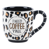 GH: Coffee Y'all Cheetah Mug