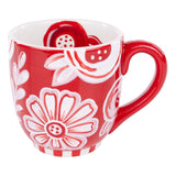 GH: Red Flower Garden Mug