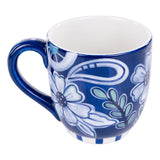 GH: Blue Flower Garden Mug