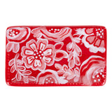 GH: Red and White Flower Trinket Tray