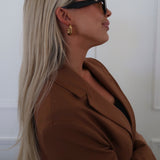 SMALL OVAL HOOPS