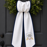 Navy RikRak Water Proof Door Sash
