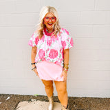 Haptics Sunday Morning Floral Top