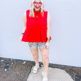 YMI: Lainey Leopard Short (S-3X)
