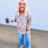 Birdie Everyday Curve Pullover in Dark Camo