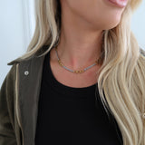 TWO TONED GRACE NECKLACE