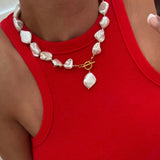 CHUNKY PEARL NECKLACE