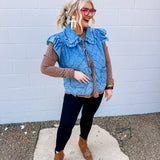 Oddi Quilted Denim Vest