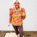 Oddi Sage Multi Blouse